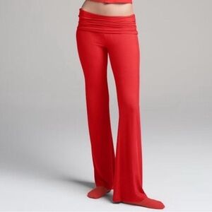 SKIMS Red rib softlounge fold overs